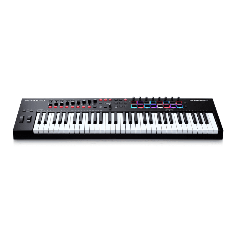 M-Audio Oxygen Pro 61 Powerful, 61-key USB powered MIDI controller with Smart Controls and Auto-mapping