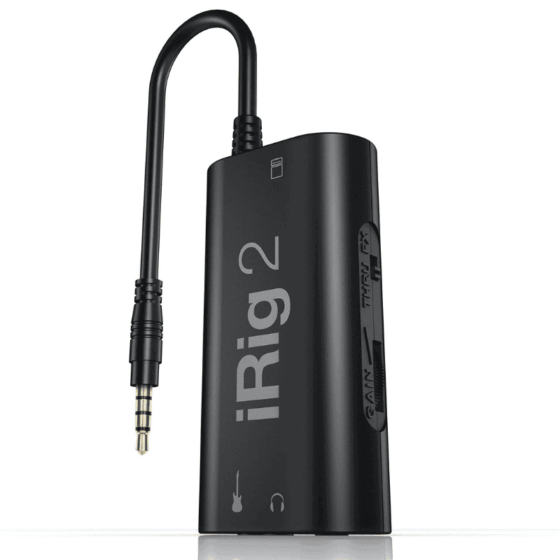 IK Multimedia iRig 2 guitar interface adaptor for iPhone, iPod touch, iPad, Mac and Android