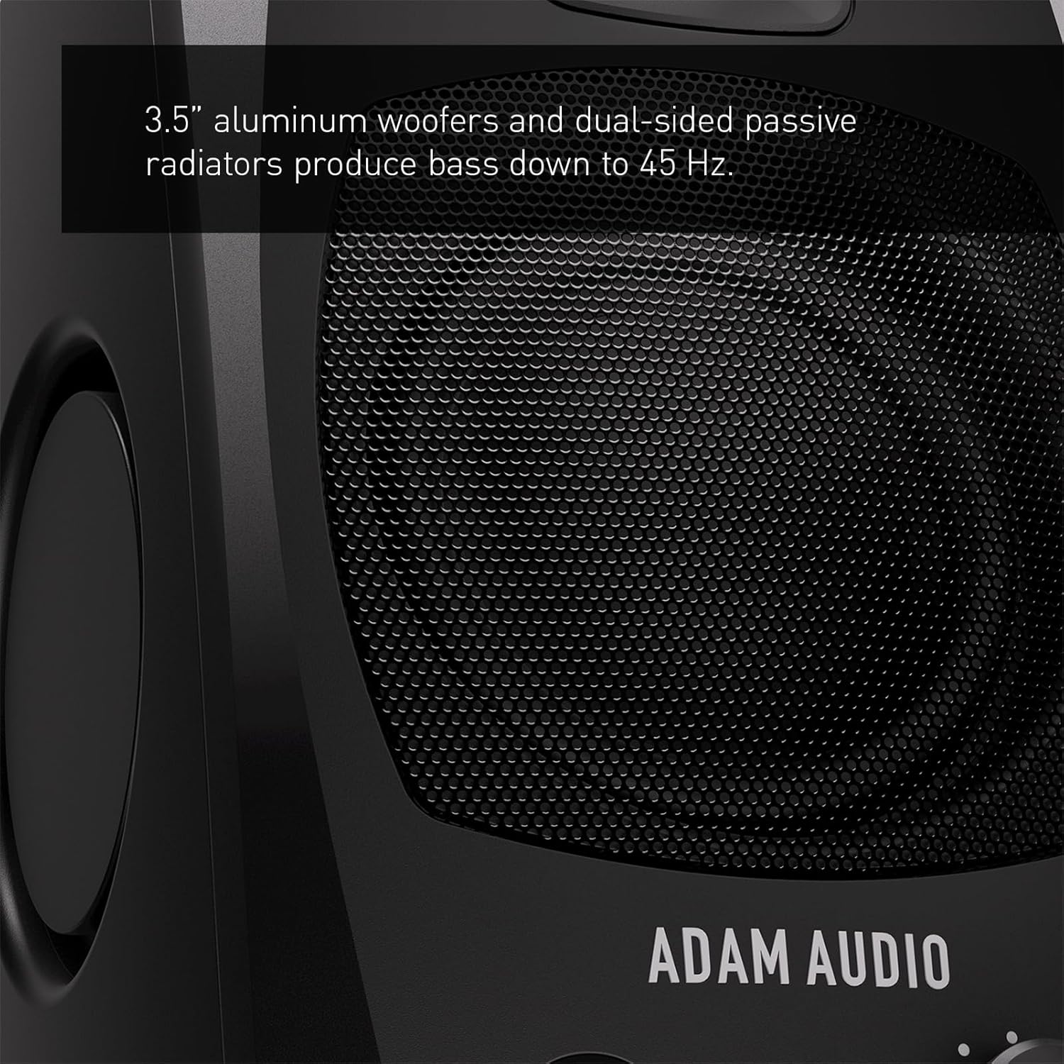 ADAM Audio D3V Active Desktop Monitoring System with USB-C Connection (Pair, Black) - Image 4