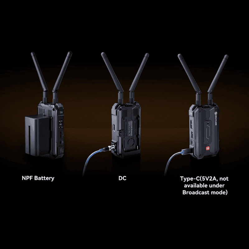 Hollyland Pyro H Wireless HDMI Video Transmission System, Auto Dual-Band Hopping, 4K30/1080p60 1300ft Los Range 60ms Latency, Smart Channel Scan, Up to 4 Receiver, UVC Live Stream (1TX+1RX) - Image 8