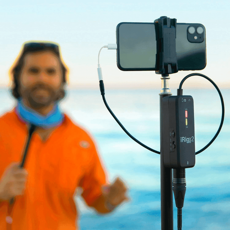 IK Multimedia iRig Pre 2 Microphone preamp for smartphones, tablets and video cameras - Image 2