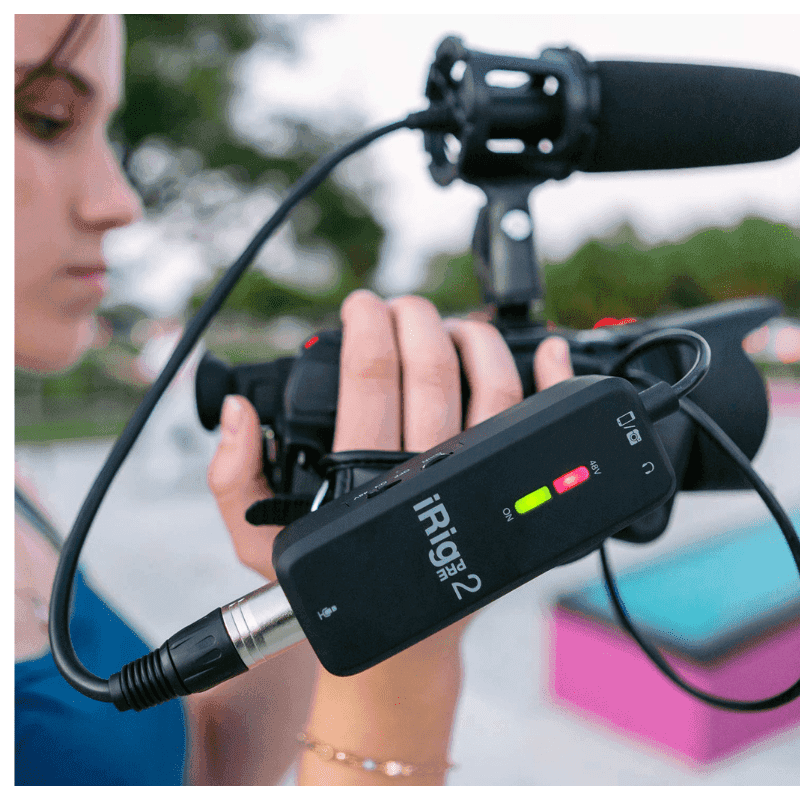 IK Multimedia iRig Pre 2 Microphone preamp for smartphones, tablets and video cameras - Image 4