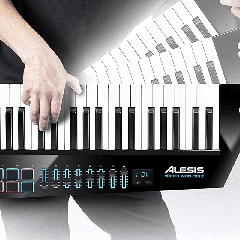 Alesis Vortex Wireless 2 |USB/MIDI Wireless Keytar Controller - Image 8