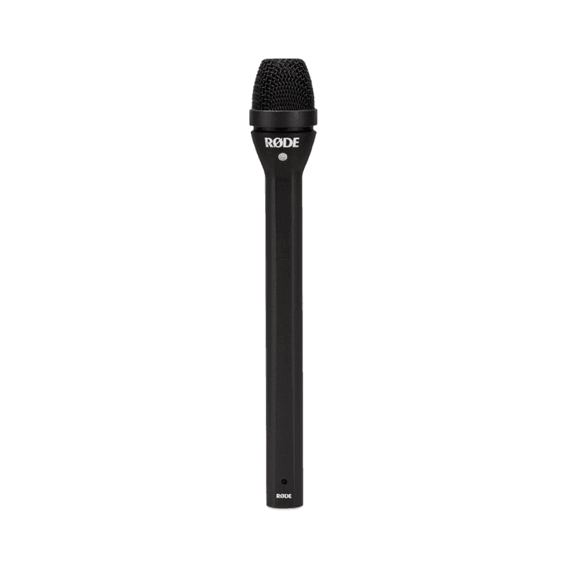 Rode Reporter XLR Omnidirectional Dynamic Interview Handheld Microphone (Black)