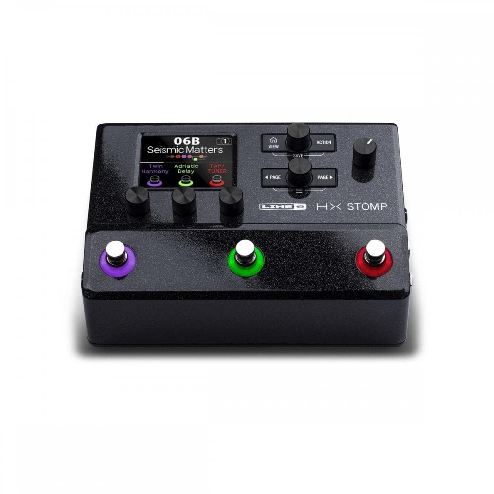 Line 6 HX Stomp Multi-Effects Guitar Pedal, Black