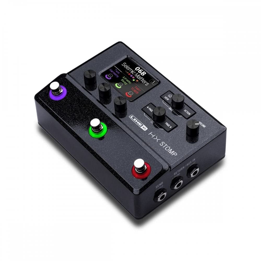 Line 6 HX Stomp Multi-Effects Guitar Pedal, Black - Image 7