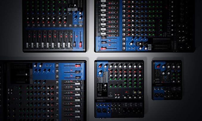 YAMAHA MG12XU 12 In PA Mixer & USB Audio Interface - Black - Image 2