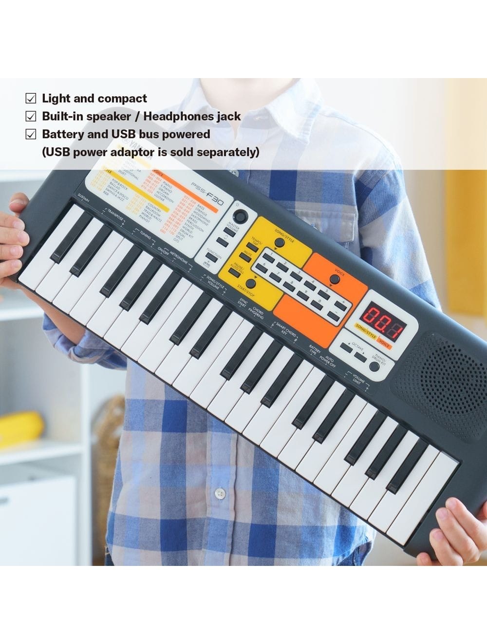 Yamaha PSS-F30, 37-Keys Portable Mini Keyboard - Image 4