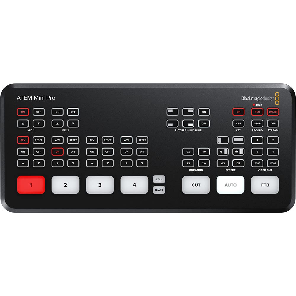 Blackmagic Design ATEM Mini Live Stream Auxiliary Switcher (Atem Mini PRO) - Image 3