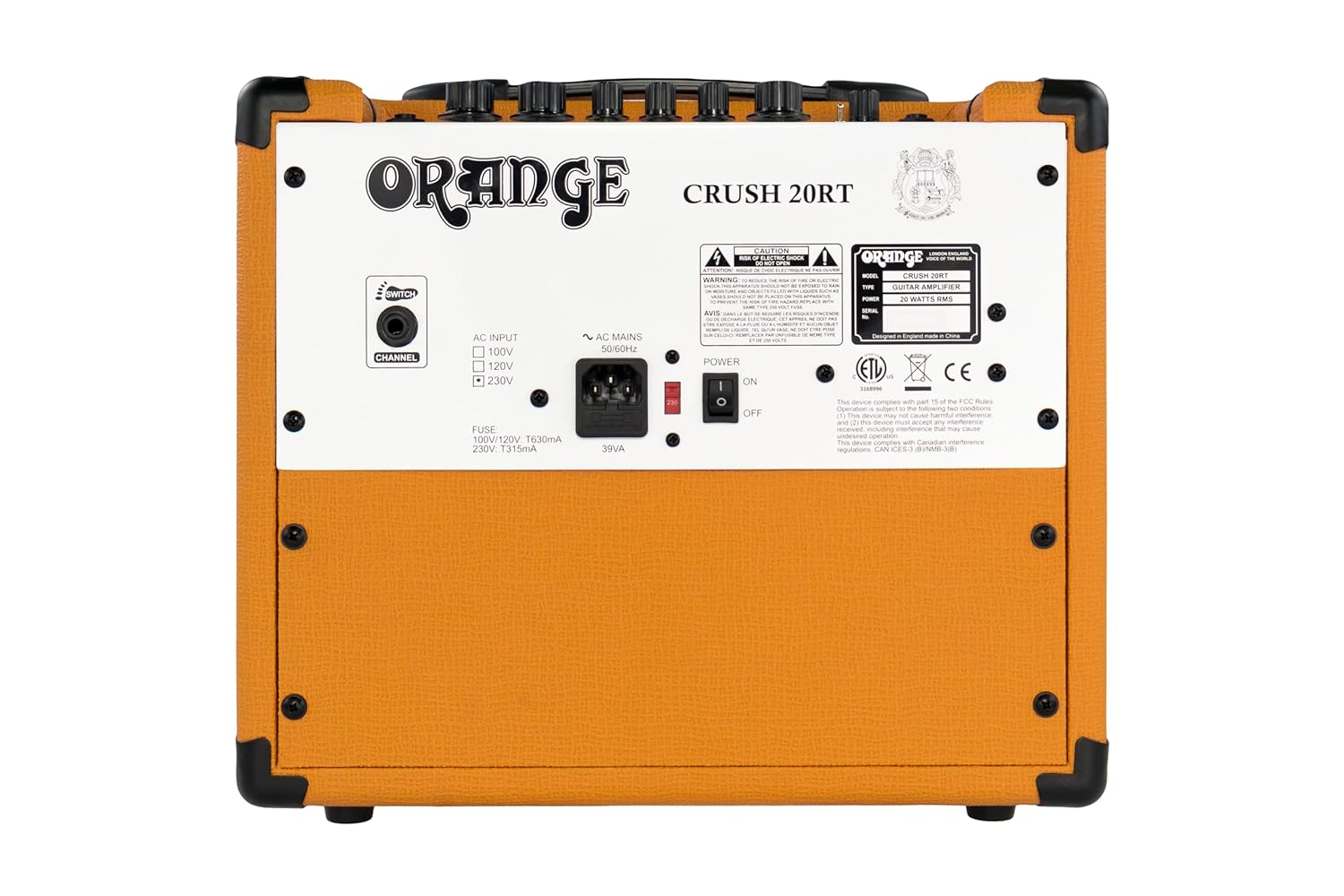 Orange Crush 20RT 20-Watt Guitar Combo Amplifier-Orange - Image 3