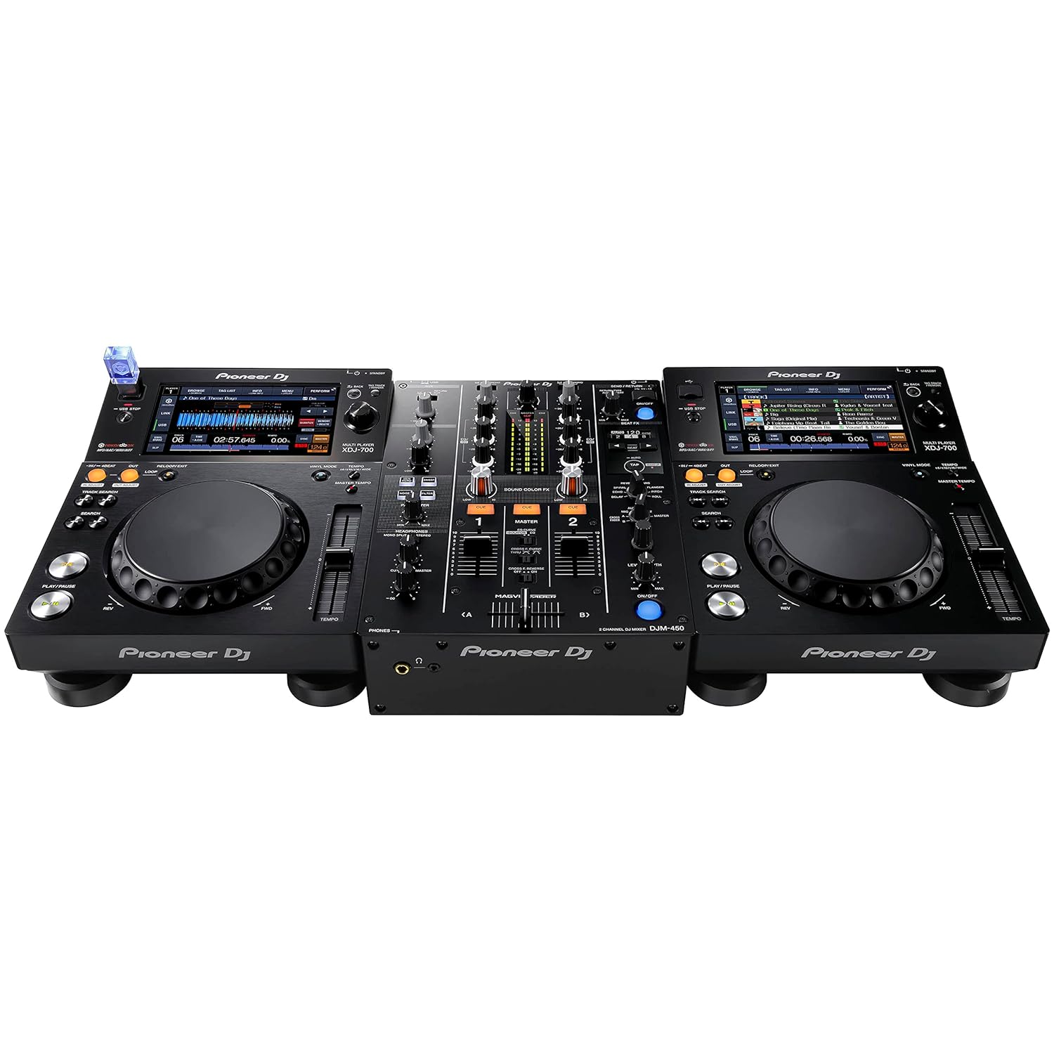 Pioneer DJ DJM-450 DJ Mixer XLR, USB, RCA, Auxiliary, HDMI, Black - Image 8