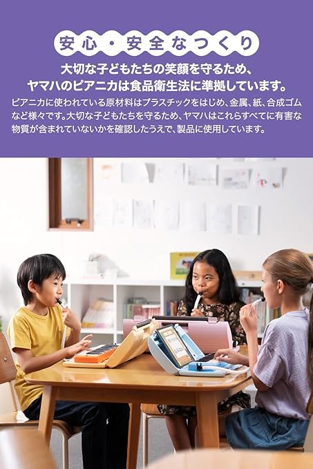 YAMAHA PIANICA 32keys (blue) P-32E - Image 2