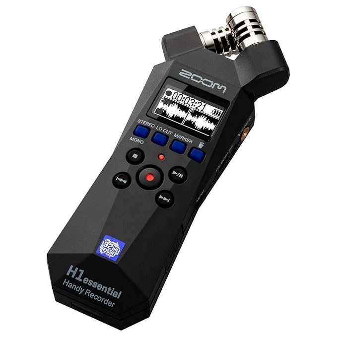 Zoom H1essential Stereo Handy Recorder (2024 Model, Essential Series) with 32-Bit Float, Accessibility, X/Y Microphones, USB Microphone, Portable, for Musicians, Podcasters, Filmmakers - Image 4