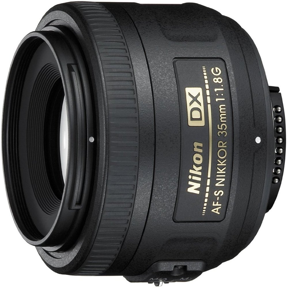 Nikon Af-S Dx Nikkor 35 Mm F/1.8G Prime Lens for Digital SLR Camera (Black)