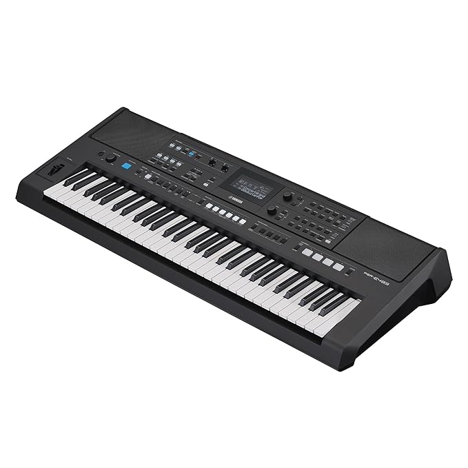 Yamaha PSR-E483 61-Key Portable Keyboard, Lightweight Design, Built-in Voices & Styles, USB Connectivity, Touch Response Keys, Ideal for Beginners, Students, Learning & Home Practice