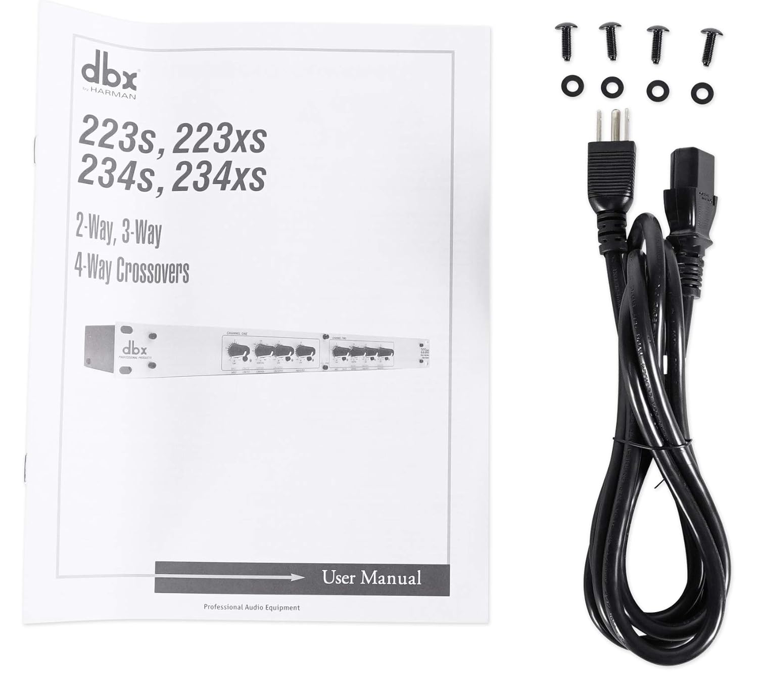 Dbx 234Xs 1/4" Xlr Stereo 2/3-Way/Mono 4-Way Crossover - Multicolor, Subwoofer - Image 5