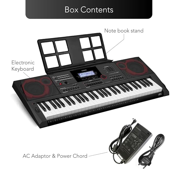 Casio CT-X9000IN 61-Key Portable Keyboard, Black - Image 3