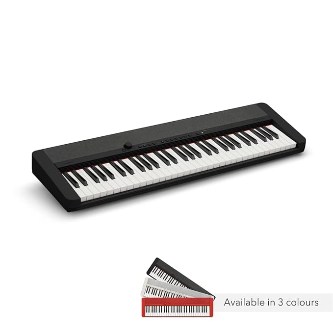 Casio Casiotone CT-S1 61-key Touch Sensitive Portable Keyboard - BLACK - Image 3