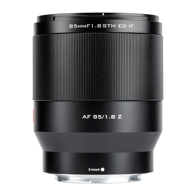 VILTROX 85mm F1.8 Z Autofocus Full Frame Large Aperture Lens with STM Motor Support Eye-AF Portrait Lens Compatible for Nikon Z Mount Mirrorless Camera