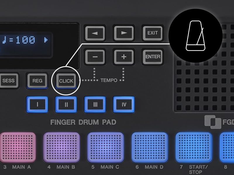 Yamaha Finger Drum Pad – Portable Electronic Drum Pad with Built-In Sounds, Speaker, USB MIDI, and Battery Power for On-the-Go Music Making FGDP-50 - Image 5