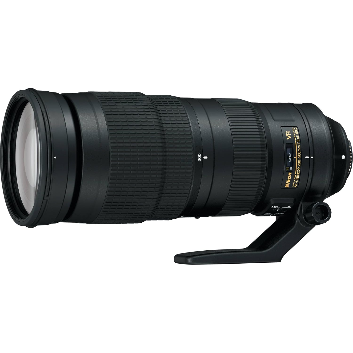 Nikon AF-S Nikkor 200-500MM F/5.6E ED VR Lens (Black)