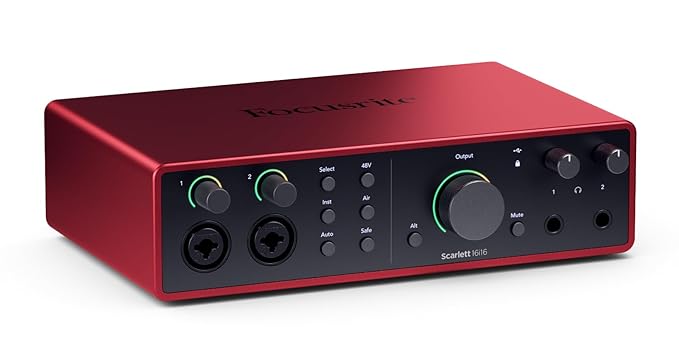 Focusrite Scarlett 16i16 4th Gen 16 x 16 USB Audio Interface
