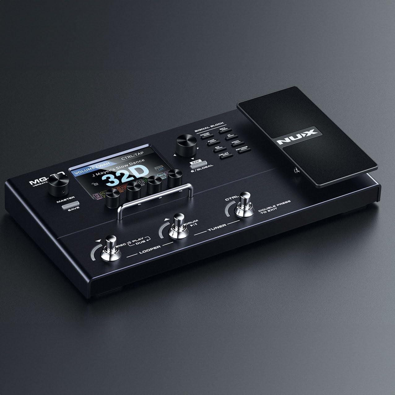 NuX MG-30 Multi-Effects Modeler Pedal, Black