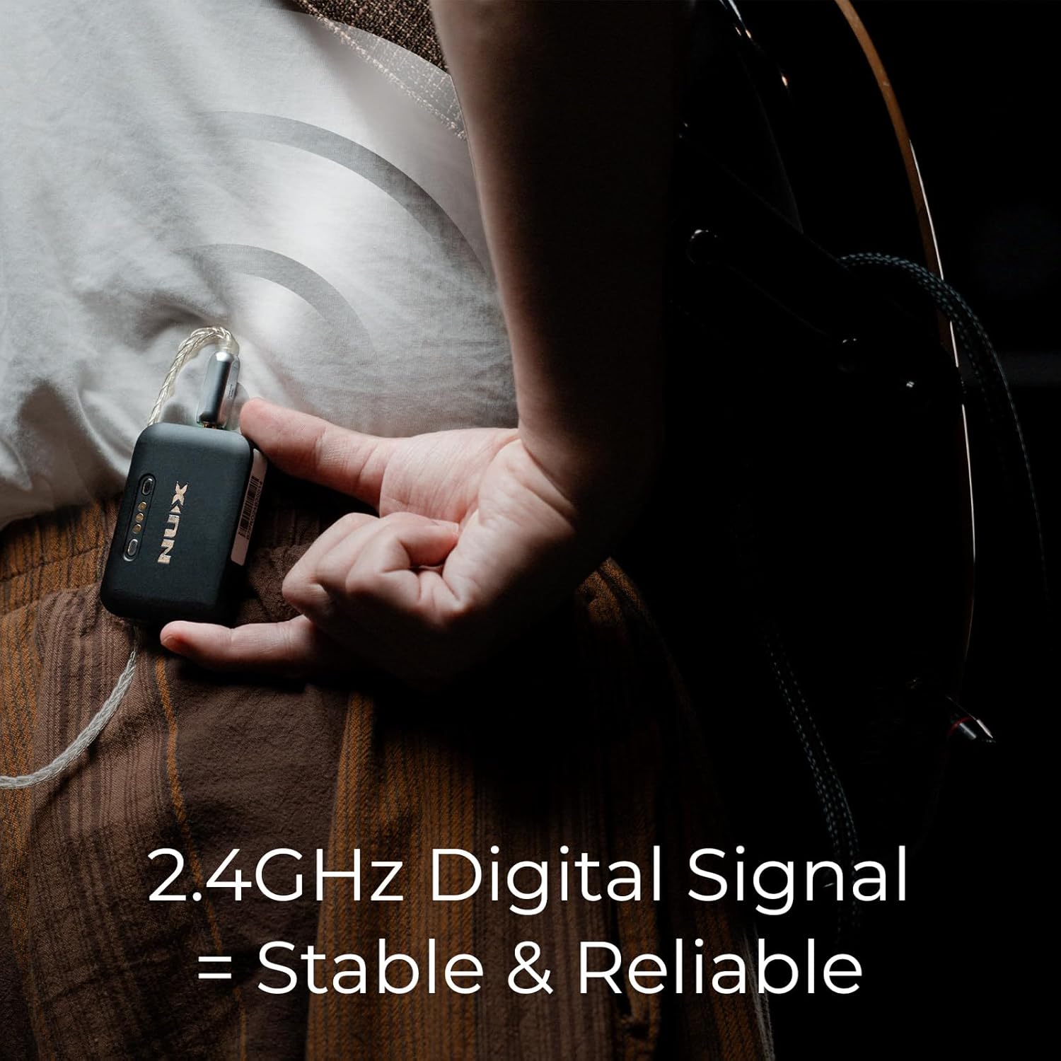 NUX B-7 Pro Stereo Wireless in-Ear Monitor System, 24-bit 48 kHz Stereo Audio, 2.4 GHz Interference-Free, Automatic Setup - Image 2