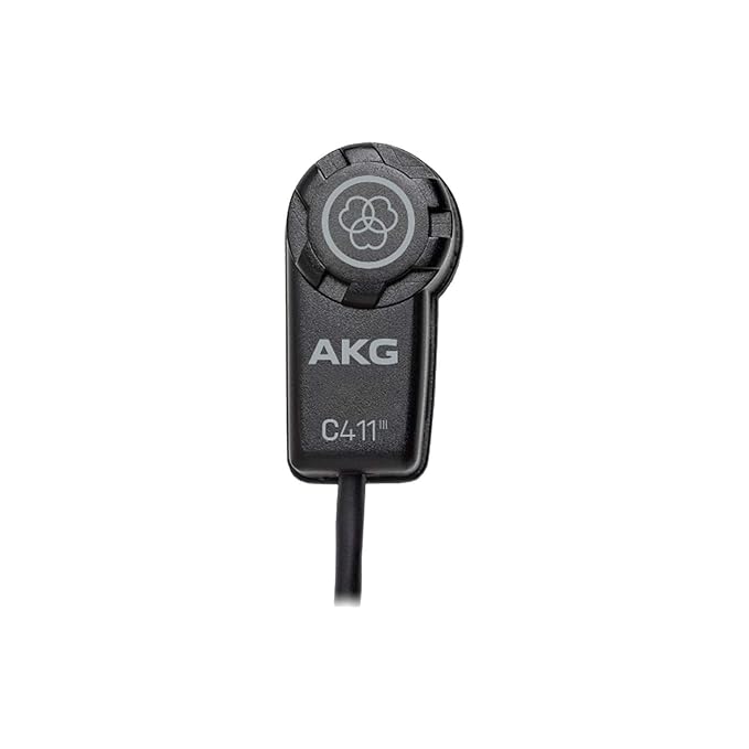 AKG C411PP Vibration Pickup for Stringed Instruments - XLR Microphone