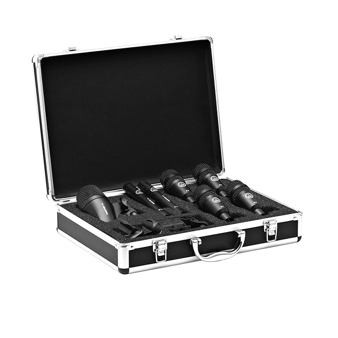 AKG Drum Set Session I - High-Performance Complete Drum Kit Microphone Pack