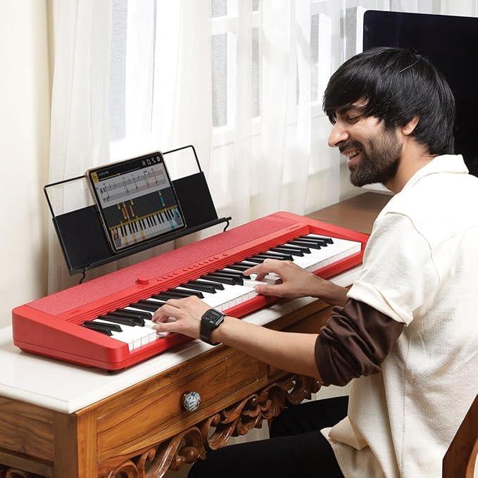Casio Casiotone CT-S1 61-key Touch Sensitive Portable Keyboard - RED - Image 6