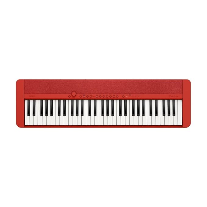 Casio Casiotone CT-S1 61-key Touch Sensitive Portable Keyboard - RED