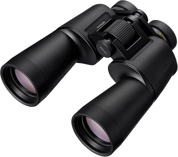 Nikon ACTION10x50 Binocular | Multilayer-Coated Nikon Optics, Bright 50mm Objective Lenses, 10x Power, Turn-and-Slide Adjustable eyecups and Tripod-Ready Pro-Prism Design