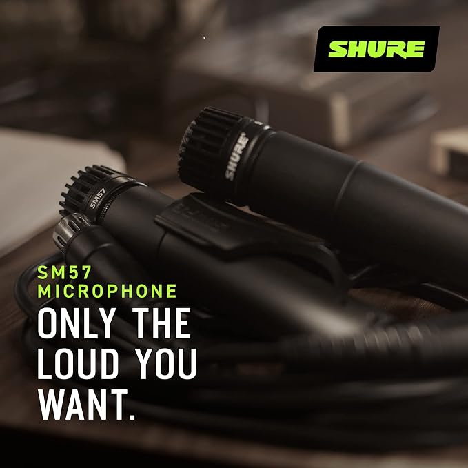 Shure SM57-LC Cardioid Dynamic Microphone - Image 3