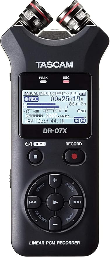 Tascam DR-07X Stereo Handheld Recorder and USB Interface
