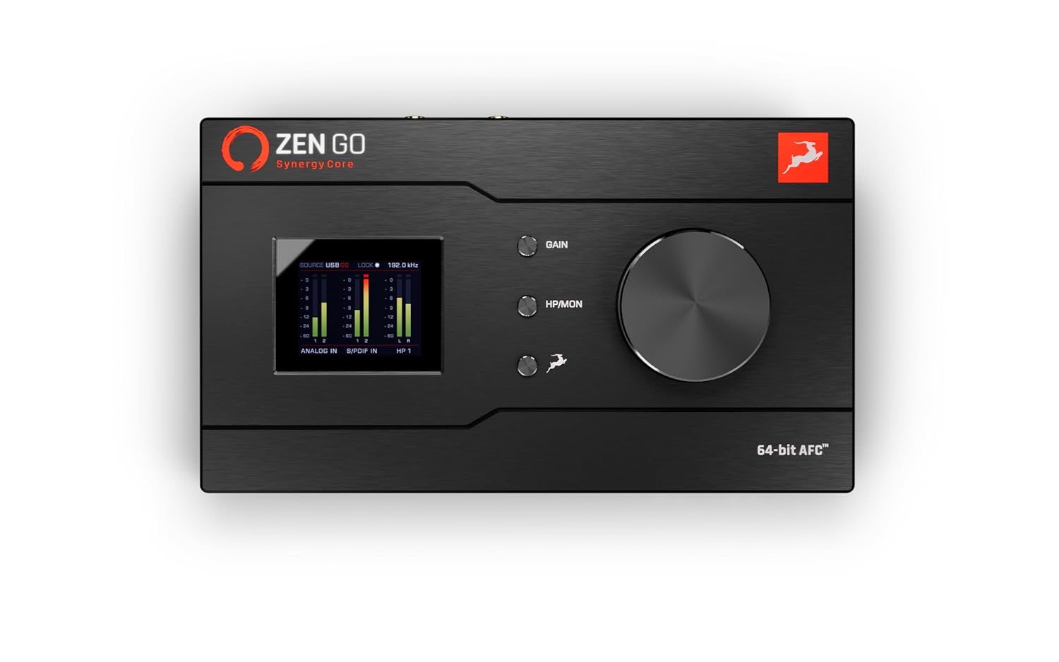 Zen Go Synergy Core, Audio Interface, 4x8 Bus-Powered Thunderbolt 3 Interface for Recording, with Onboard Real-Time Audio Recording Effects, XLR Interface, Suitable for Podcast Set Up - Antelope Audio