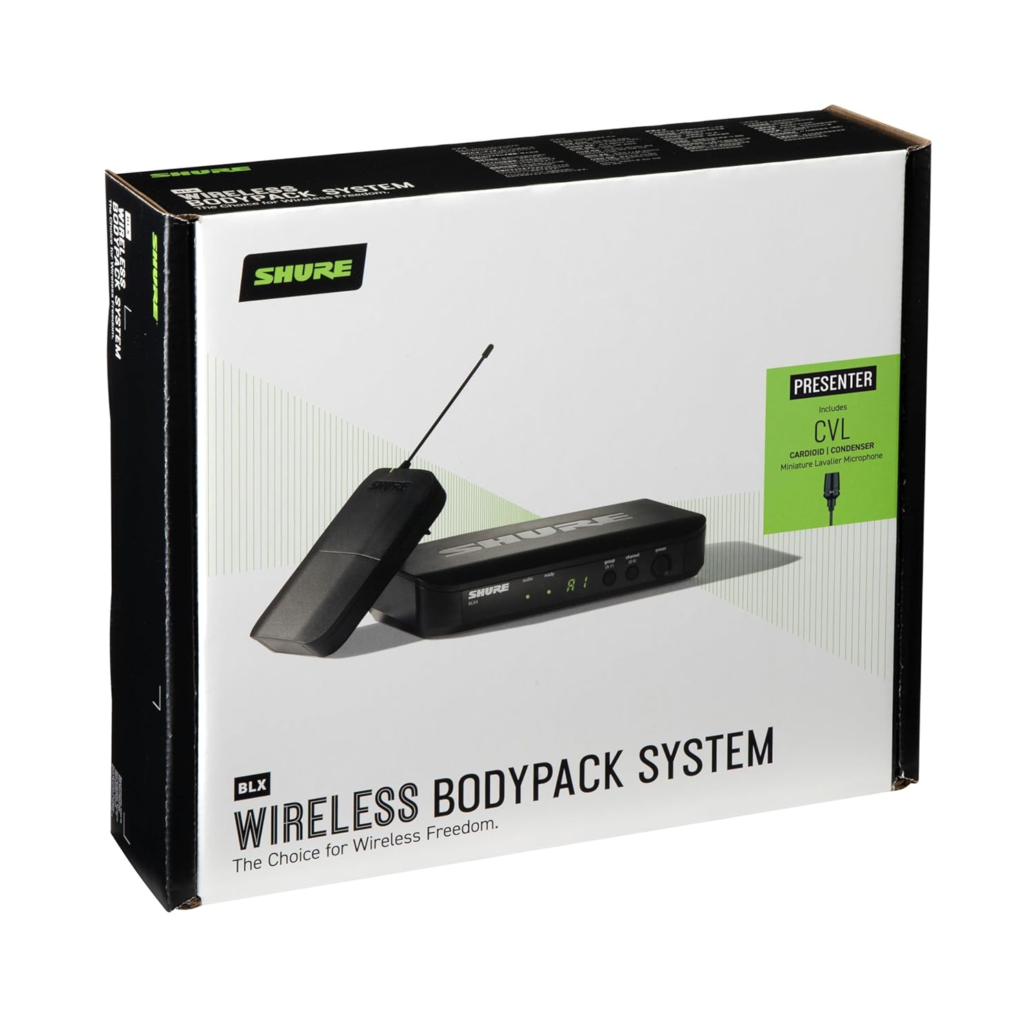 Shure BLX14/CVL Wireless Presenter System with CVL Lavalier Microphone - Image 2
