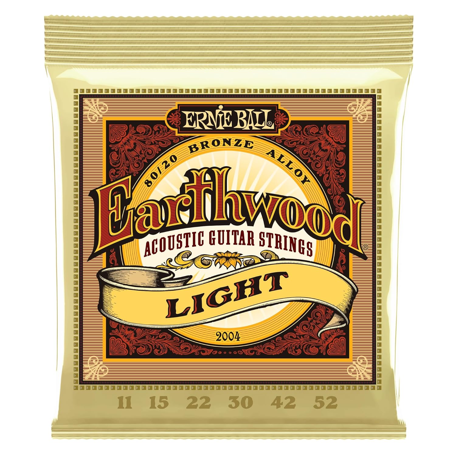 Ernie ball 2004 Ernie Ball Earthwood 80-20 Brnz 11-52